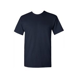 Knocker Men's Cotton Short Sleeve Heavy Crew Neck T-Shirt Navy